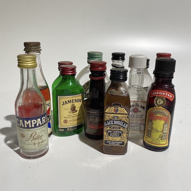 BOTTLE, Liquor Miniature Assorted